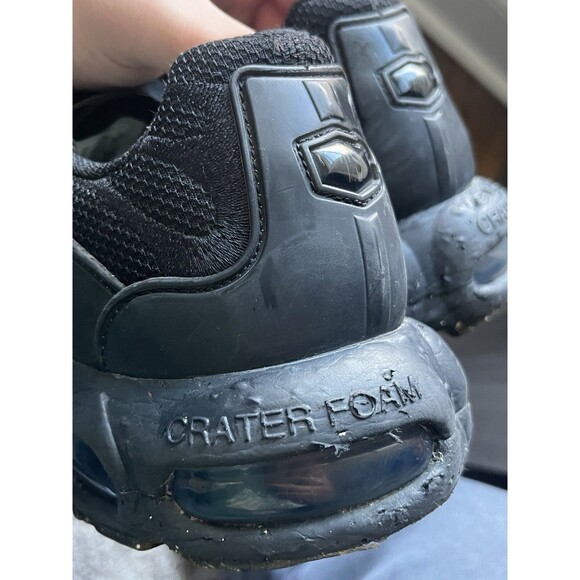 RARE Nike Sneakers Air Max Terrascape Plus Triple Black CraterFoam Size US 11 - Picture 6 of 9